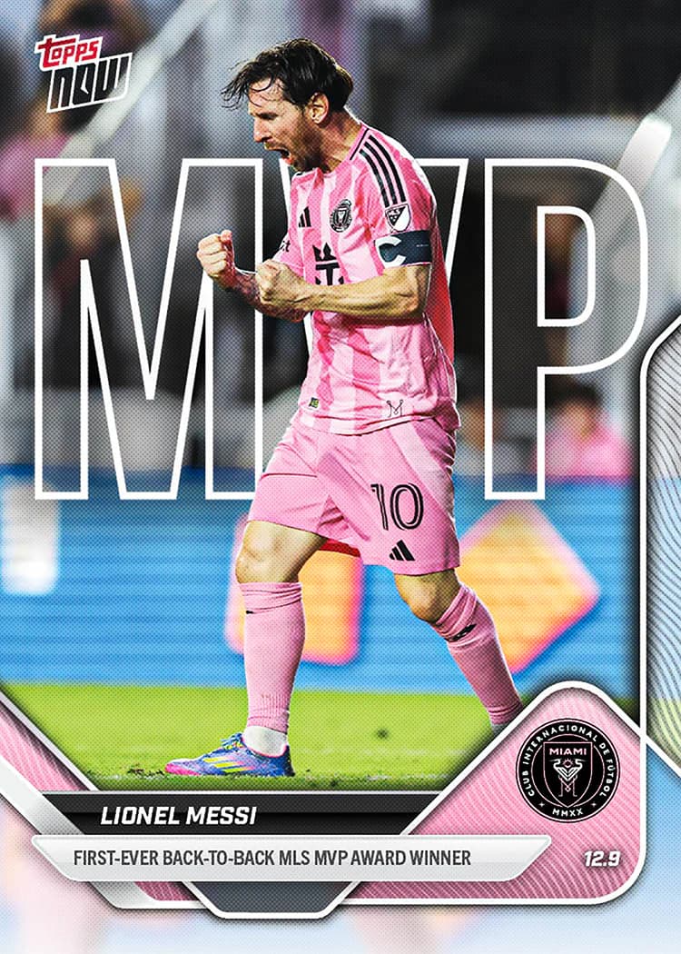 Lionel Messi - 2025 Topps Now MLS - Card 145 - front